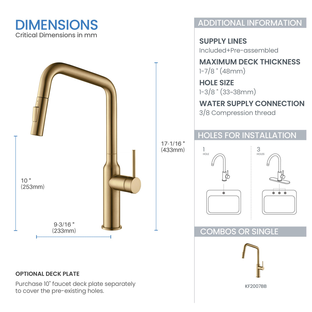 Tampa Single-Handle Pull-Down Kitchen Faucet