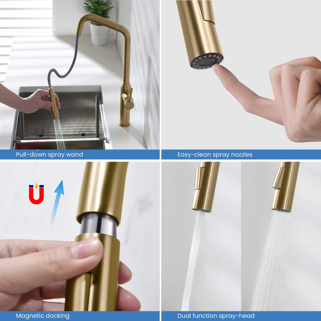 Tampa Single-Handle Pull-Down Kitchen Faucet