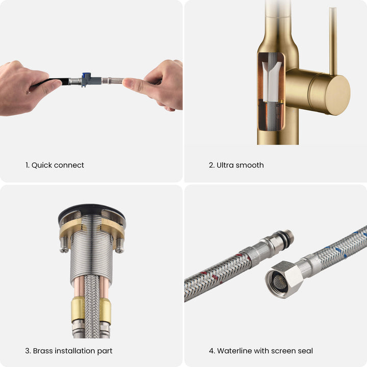 Tampa Single-Handle Pull-Down Kitchen Faucet