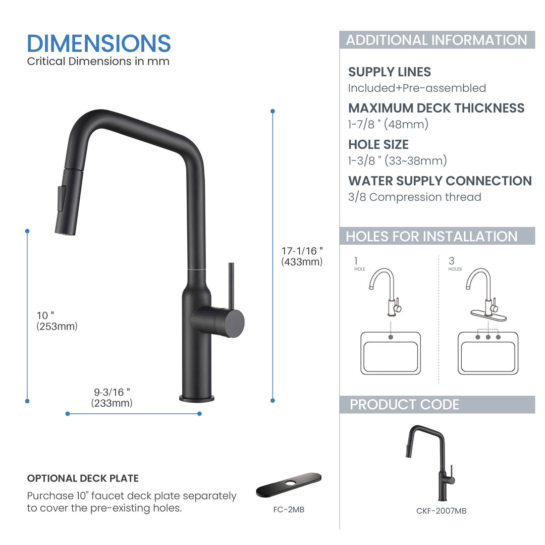 Tampa Single-Handle Pull-Down Kitchen Faucet