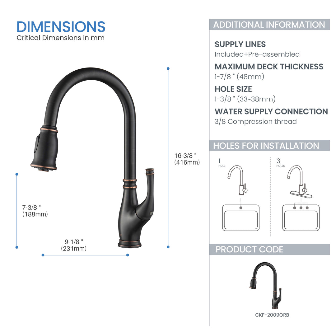 Omaha Single-Handle Pull-Down Kitchen Faucet