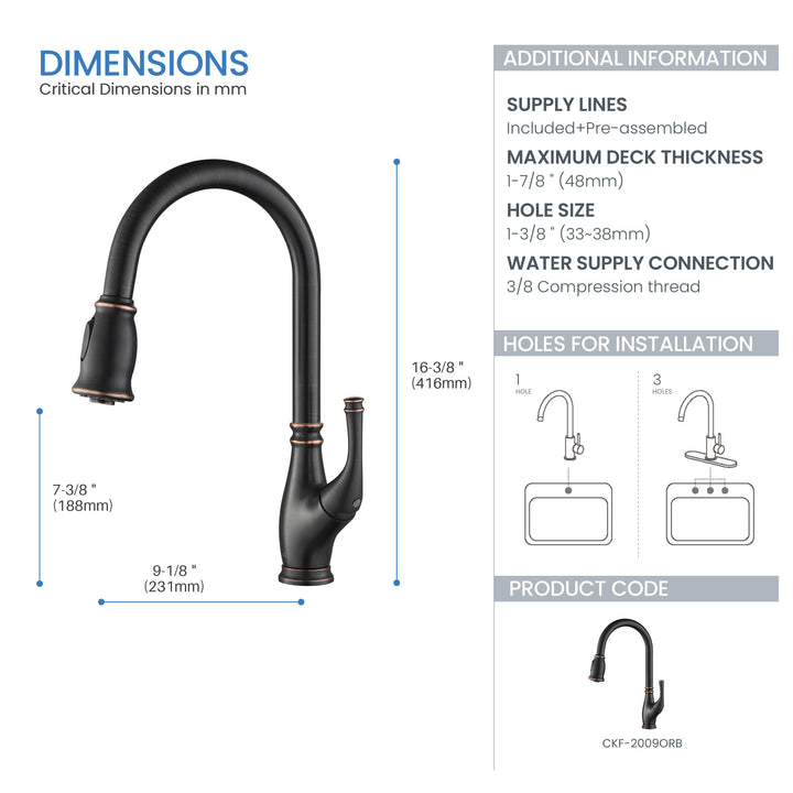 Omaha Single-Handle Pull-Down Kitchen Faucet