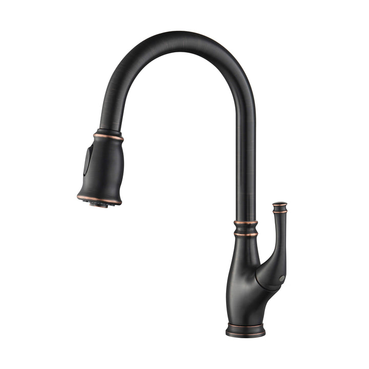Omaha Single-Handle Pull-Down Kitchen Faucet | ANVE Kitchen &amp; Bath