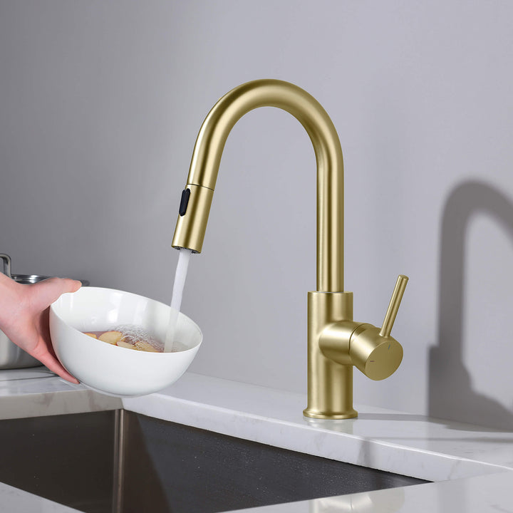 Halo Single-Handle Pull-Down Kitchen &amp; Bar Faucet