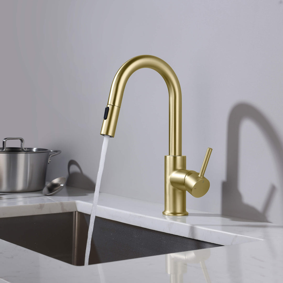 Halo Single-Handle Pull-Down Kitchen &amp; Bar Faucet