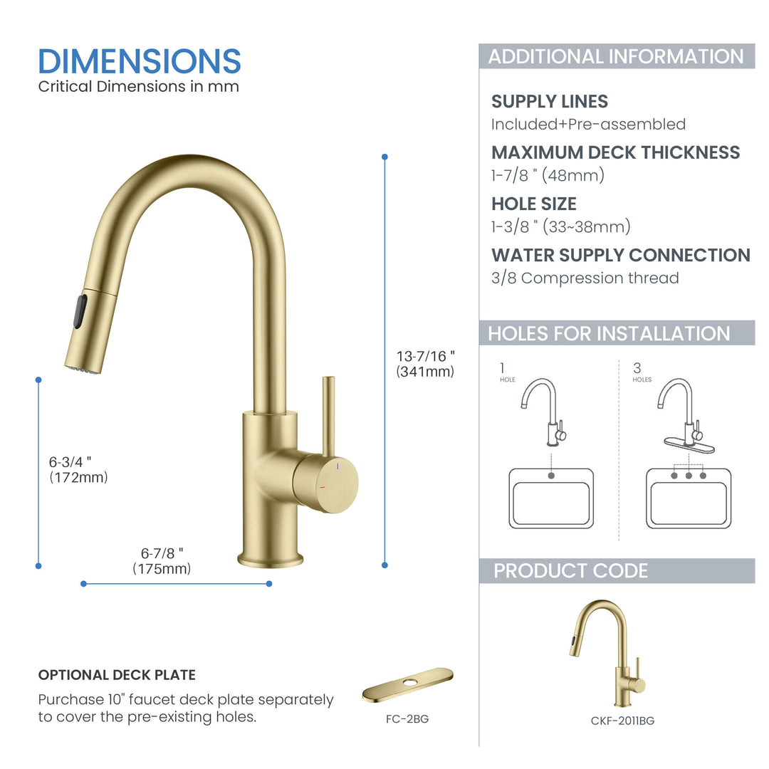 Halo Single-Handle Pull-Down Kitchen &amp; Bar Faucet