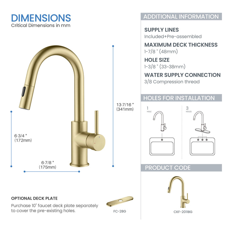 Halo Single-Handle Pull-Down Kitchen &amp; Bar Faucet