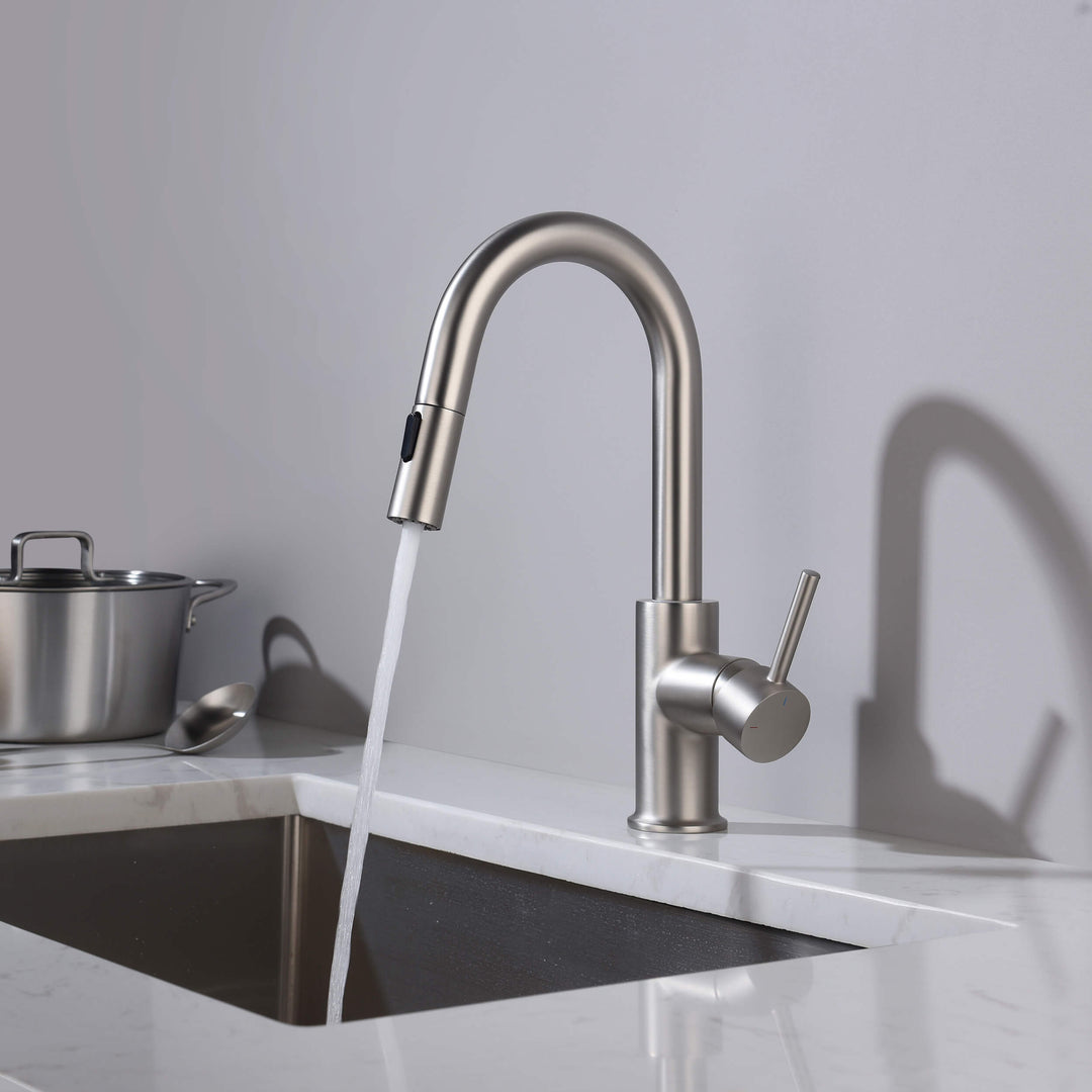 Halo Single-Handle Pull-Down Kitchen &amp; Bar Faucet