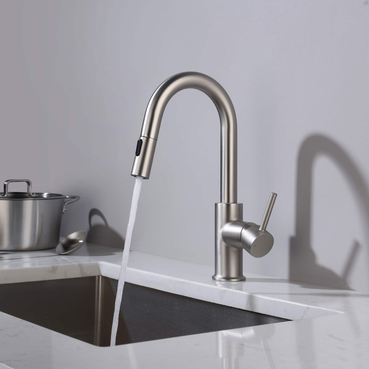 Halo Single-Handle Pull-Down Kitchen &amp; Bar Faucet