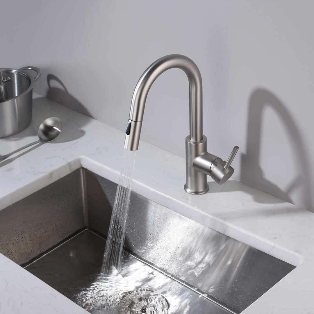 Halo Single-Handle Pull-Down Kitchen &amp; Bar Faucet