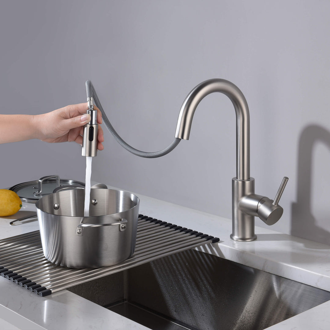 Halo Single-Handle Pull-Down Kitchen &amp; Bar Faucet