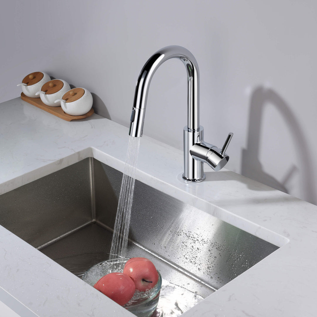 Halo Single-Handle Pull-Down Kitchen &amp; Bar Faucet