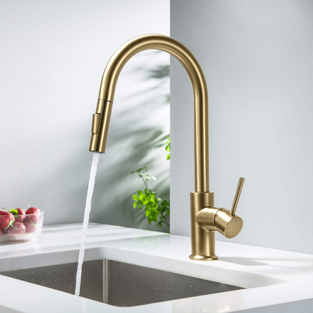 Halo Single-Handle Pull-Down Kitchen Faucet