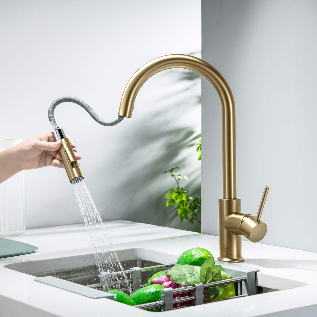 Halo Single-Handle Pull-Down Kitchen Faucet