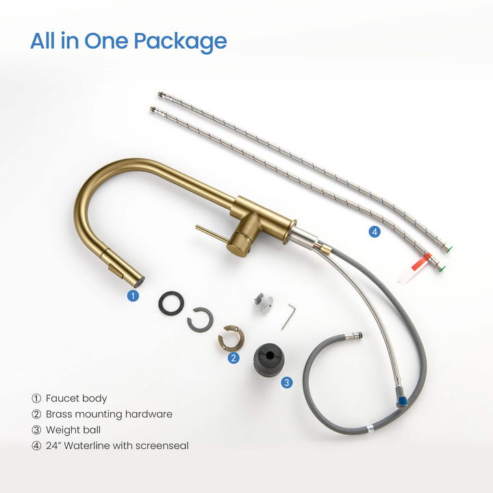 Halo Single-Handle Pull-Down Kitchen Faucet
