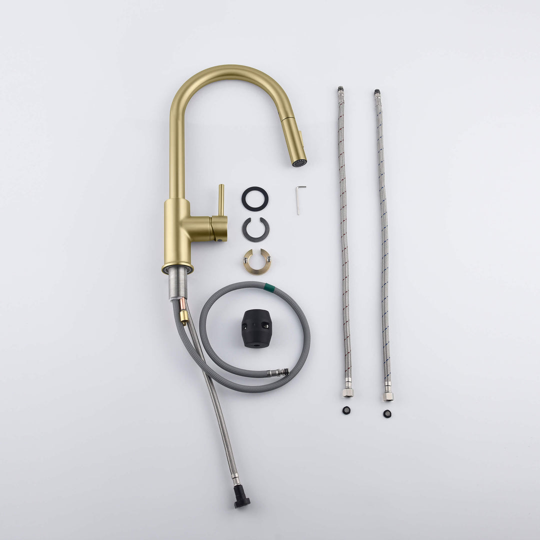 Halo Single-Handle Pull-Down Kitchen Faucet