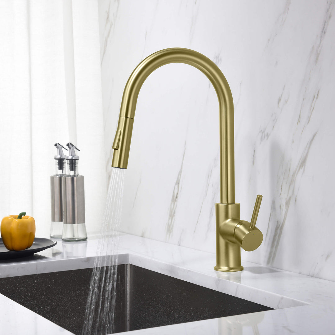 Halo Single-Handle Pull-Down Kitchen Faucet