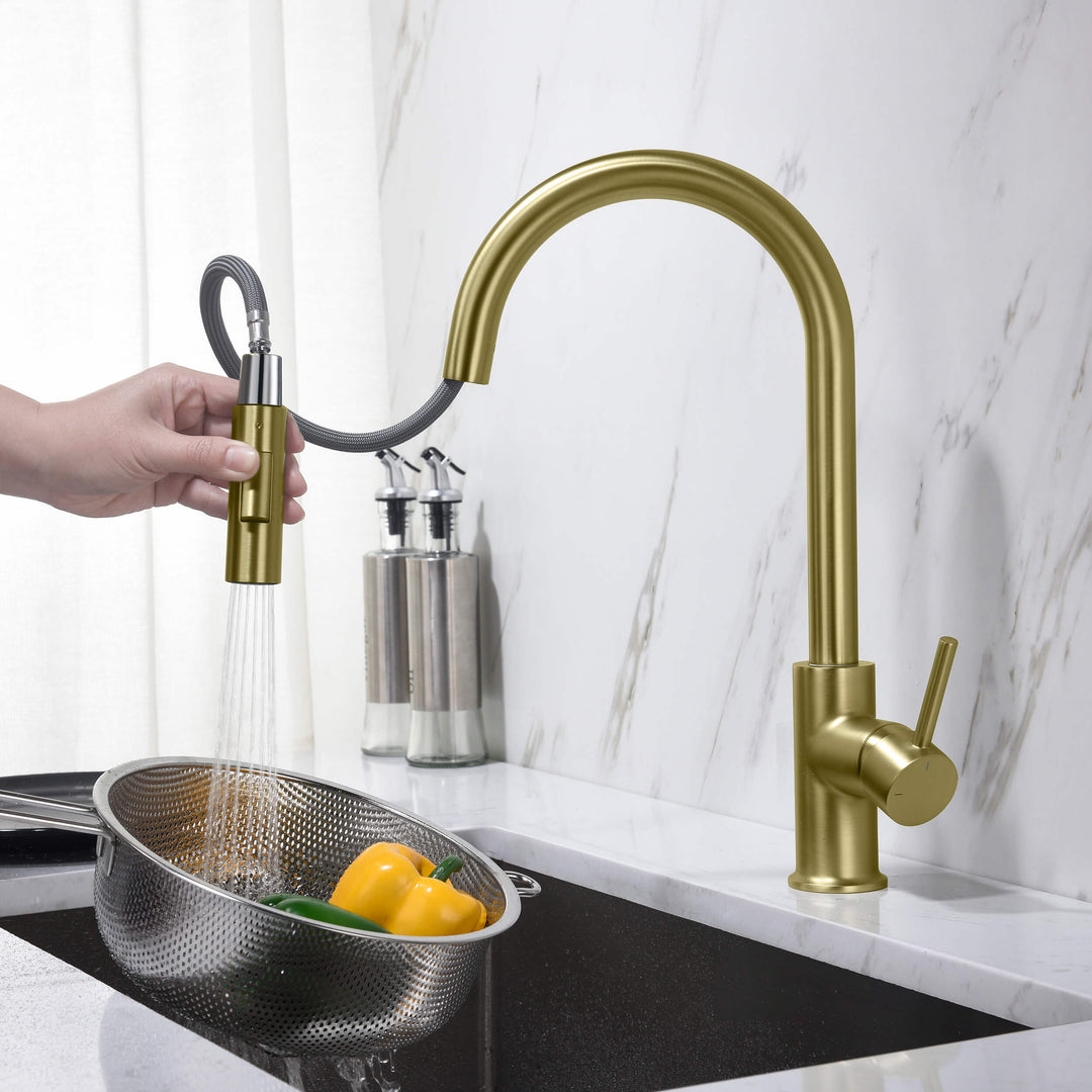 Halo Single-Handle Pull-Down Kitchen Faucet