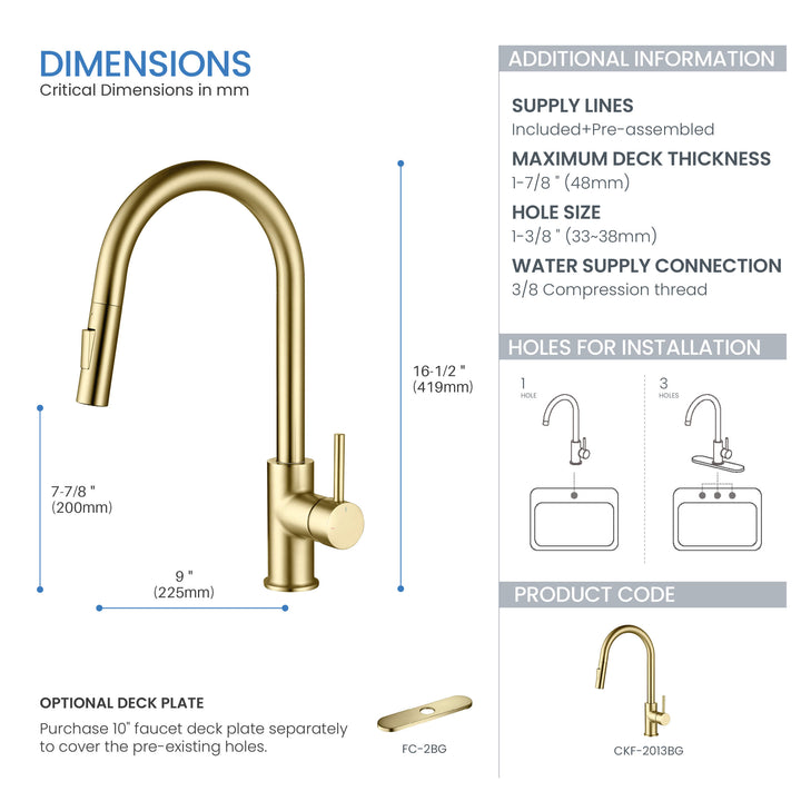 Halo Single-Handle Pull-Down Kitchen Faucet