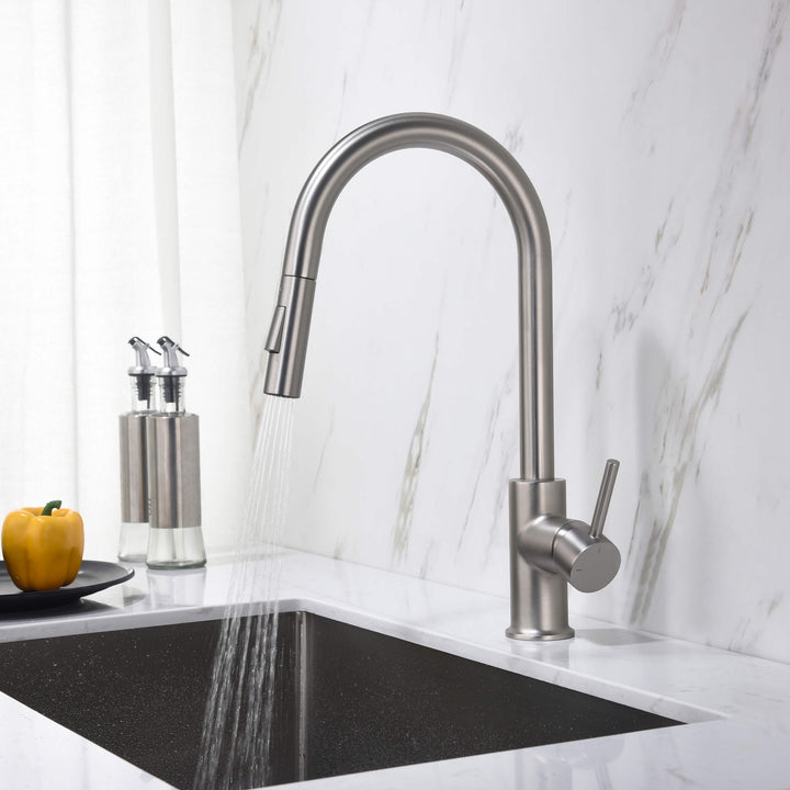 Halo Single-Handle Pull-Down Kitchen Faucet