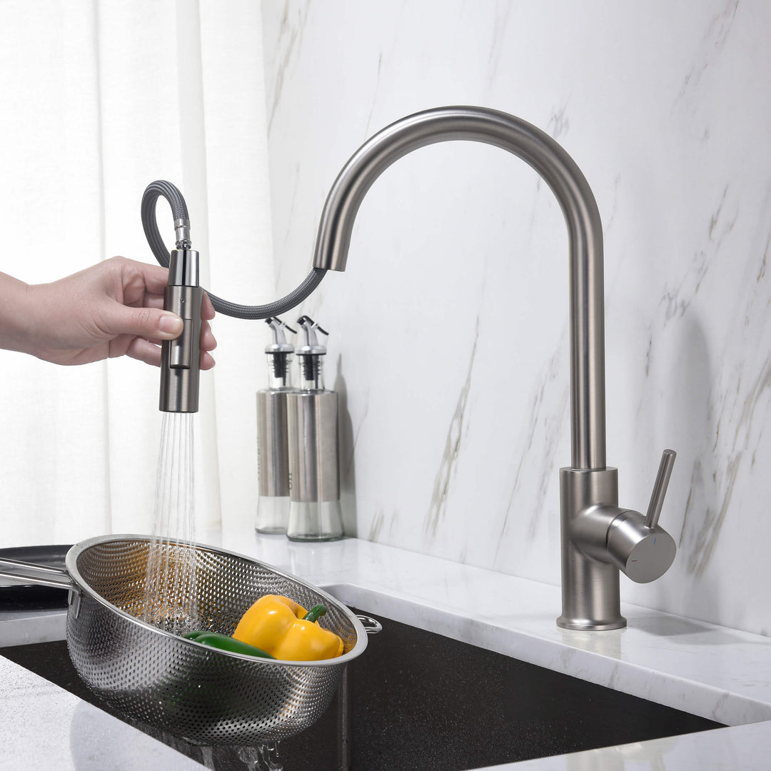 Halo Single-Handle Pull-Down Kitchen Faucet