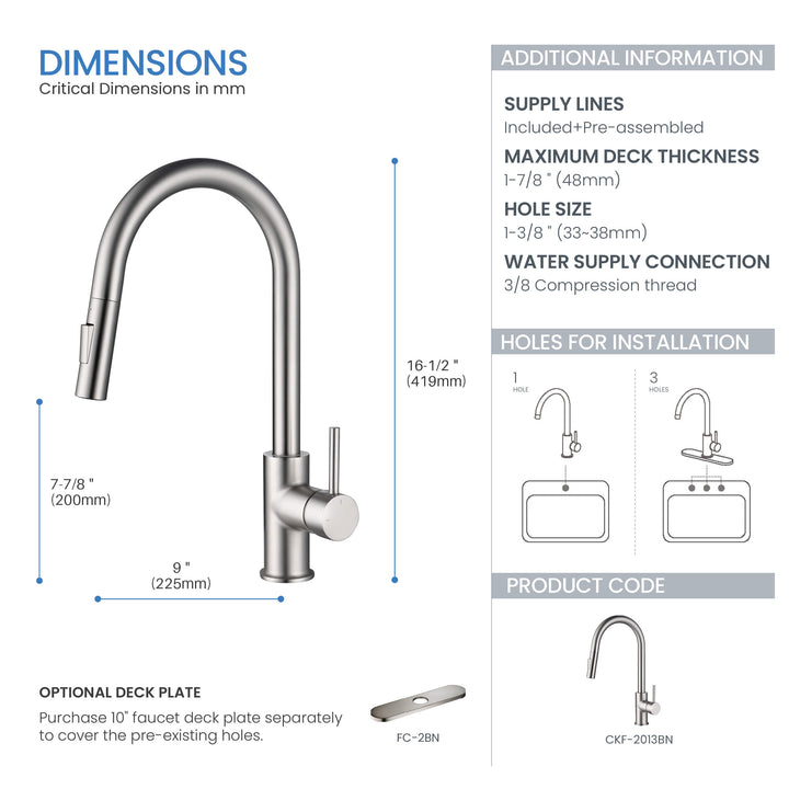 Halo Single-Handle Pull-Down Kitchen Faucet