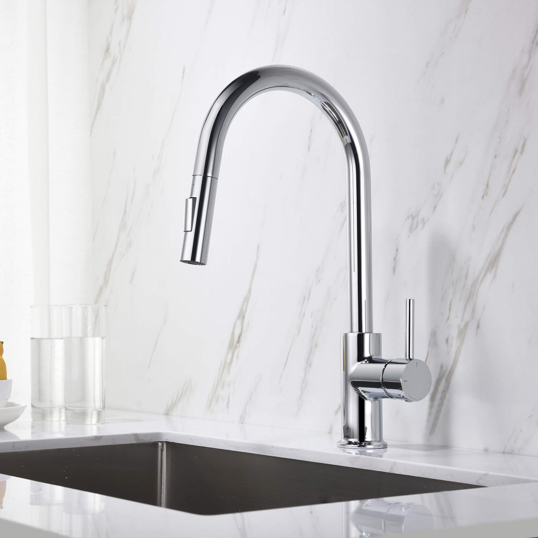 Halo Single-Handle Pull-Down Kitchen Faucet