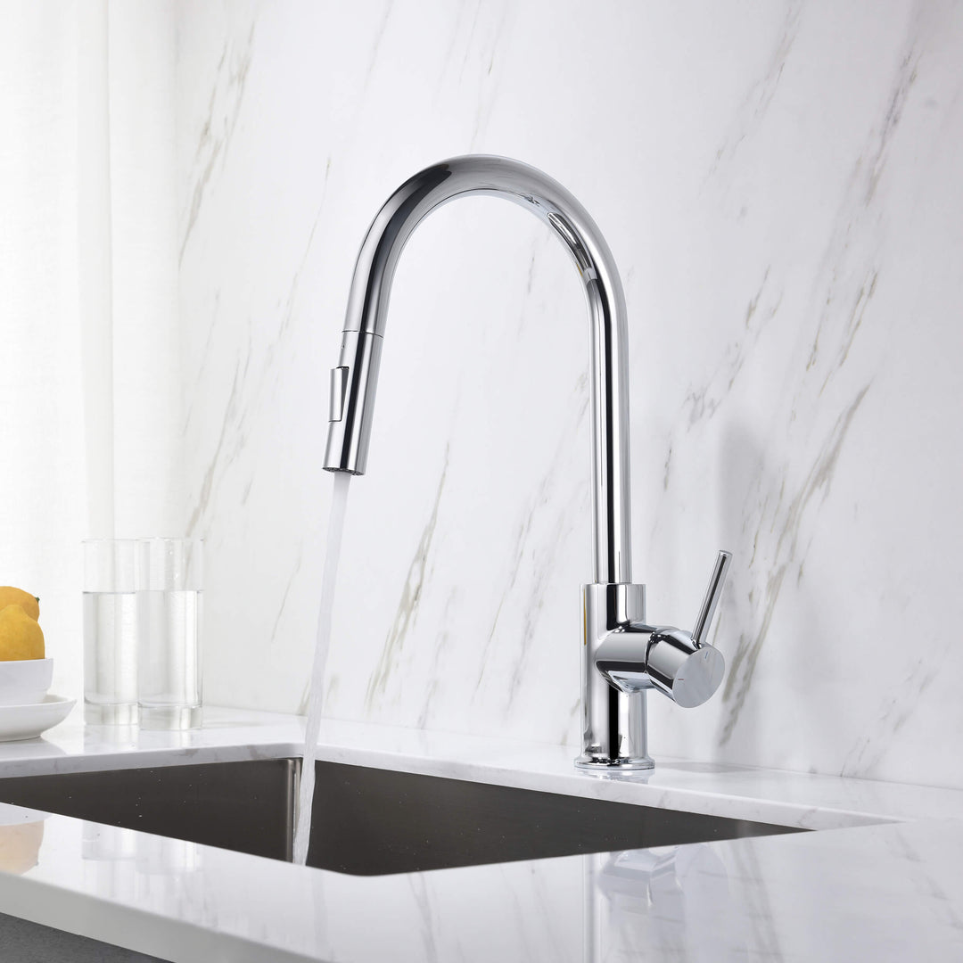 Halo Single-Handle Pull-Down Kitchen Faucet