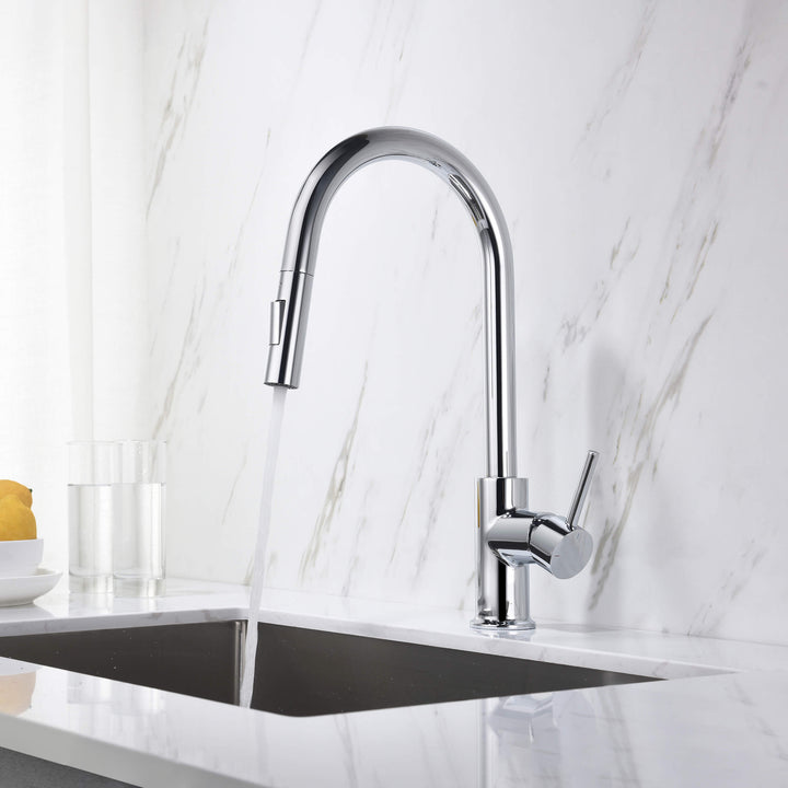 Halo Single-Handle Pull-Down Kitchen Faucet