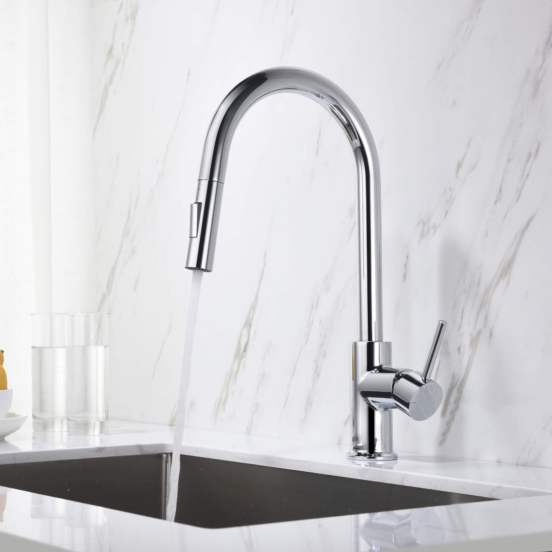 Halo Single-Handle Pull-Down Kitchen Faucet