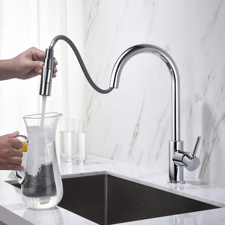 Halo Single-Handle Pull-Down Kitchen Faucet