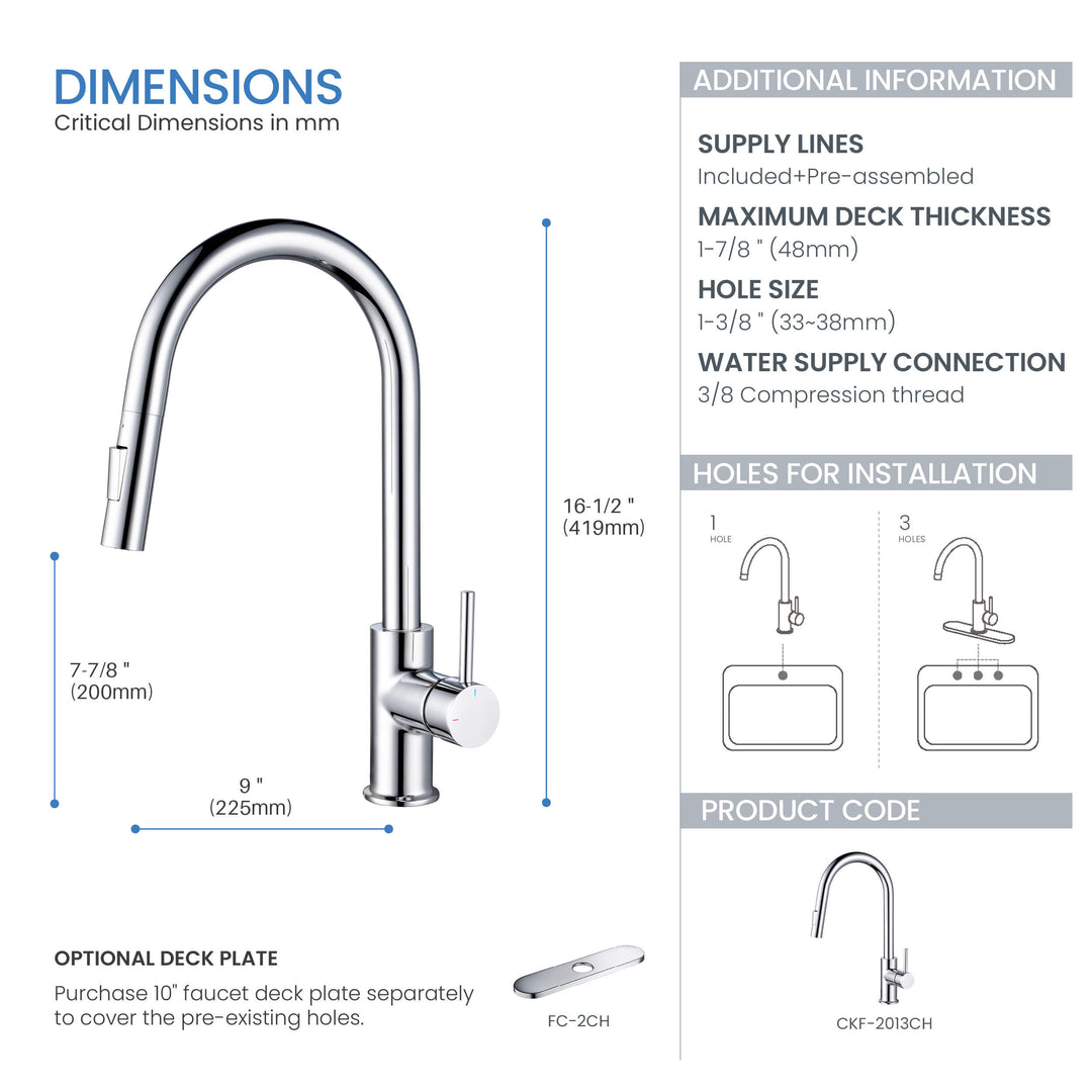 Halo Single-Handle Pull-Down Kitchen Faucet