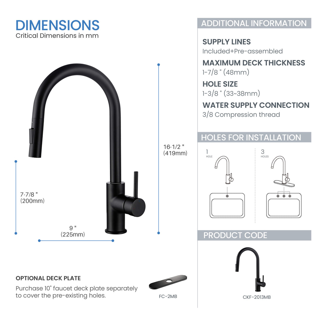 Halo Single-Handle Pull-Down Kitchen Faucet