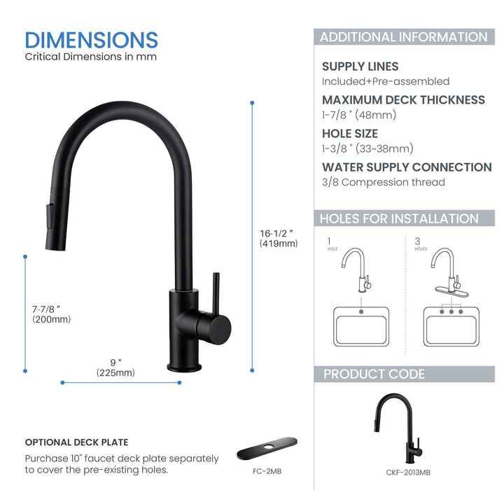 Halo Single-Handle Pull-Down Kitchen Faucet