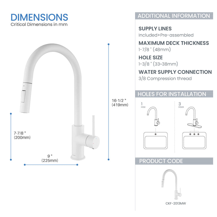 Halo Single-Handle Pull-Down Kitchen Faucet