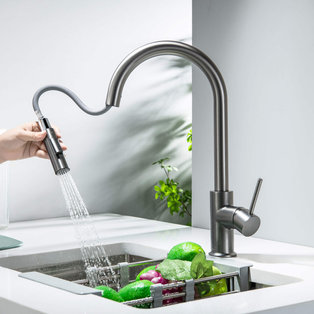 Halo Single-Handle Pull-Down Kitchen Faucet