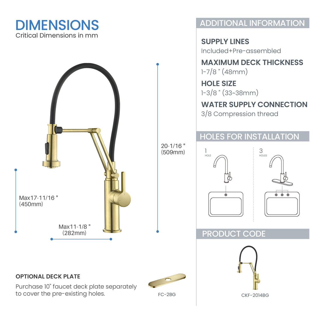 Vista Single-Handle Pull-Down Kitchen Faucet