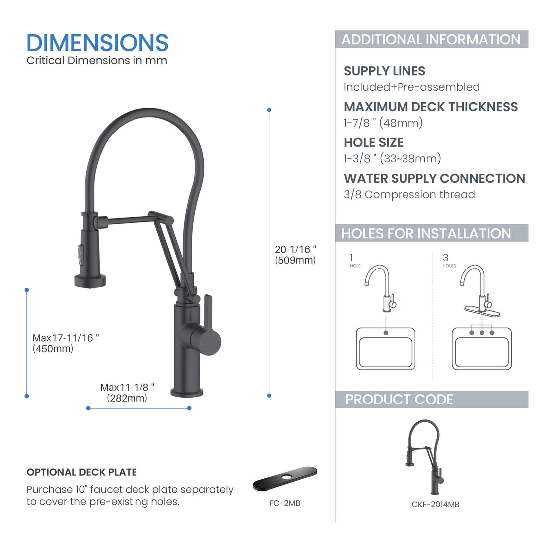 Vista Single-Handle Pull-Down Kitchen Faucet