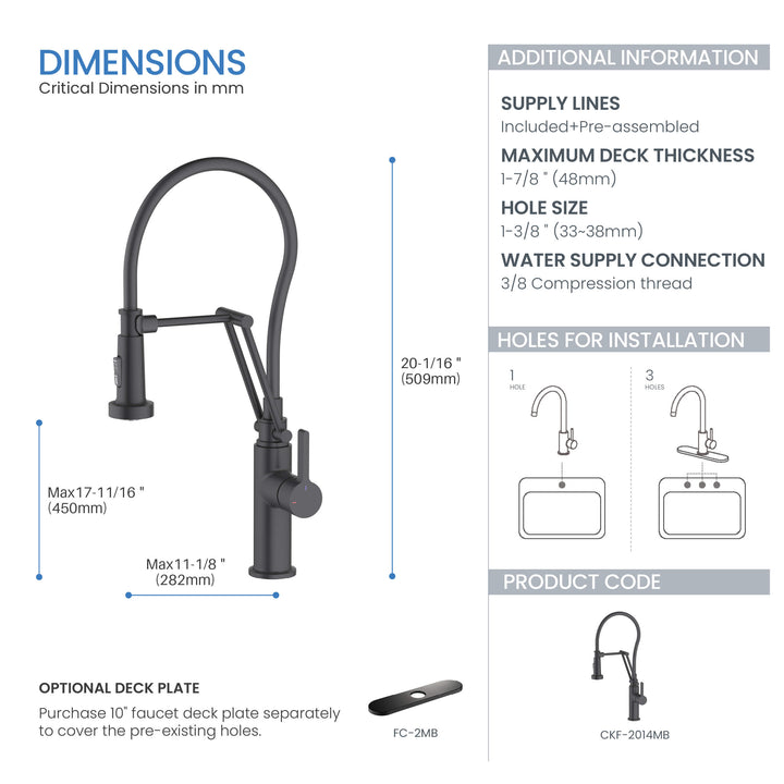 Vista Single-Handle Pull-Down Kitchen Faucet