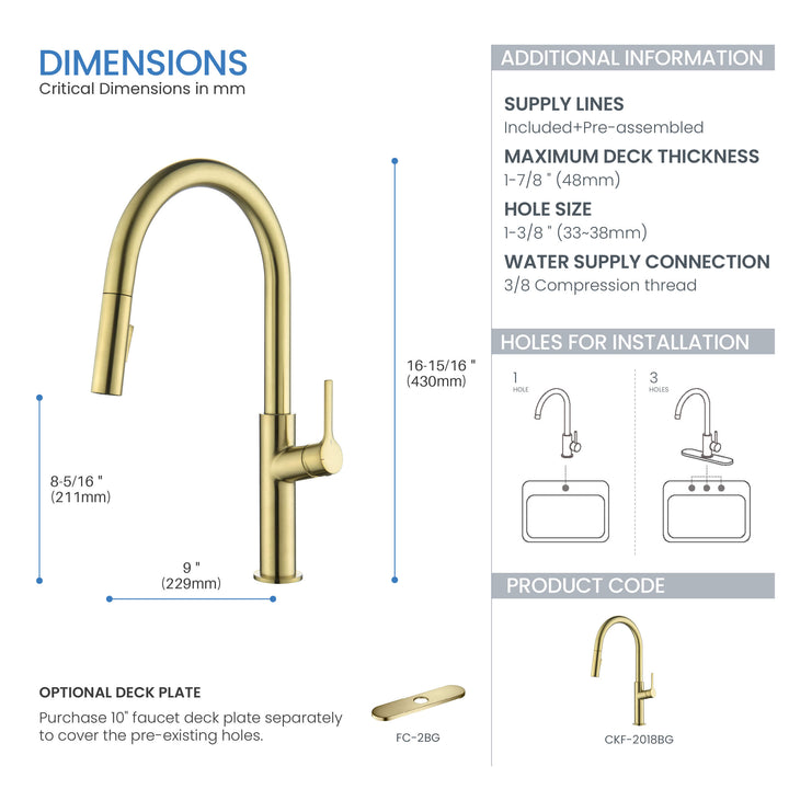 Neo Single-Handle Pull-Down Kitchen Faucet in Sink 2018