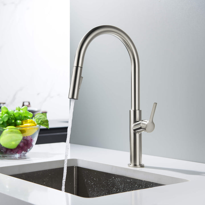 Neo Single-Handle Pull-Down Kitchen Faucet in Sink 2018