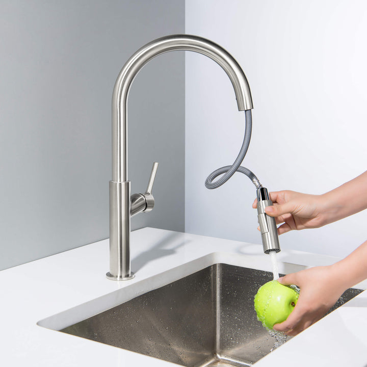 Neo Single-Handle Pull-Down Kitchen Faucet in Sink 2018