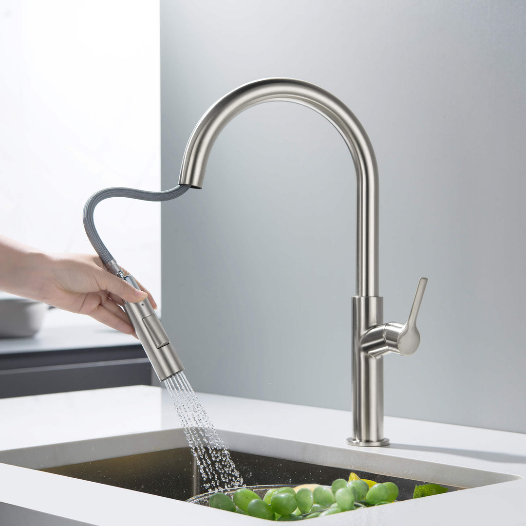 Neo Single-Handle Pull-Down Kitchen Faucet in Sink 2018