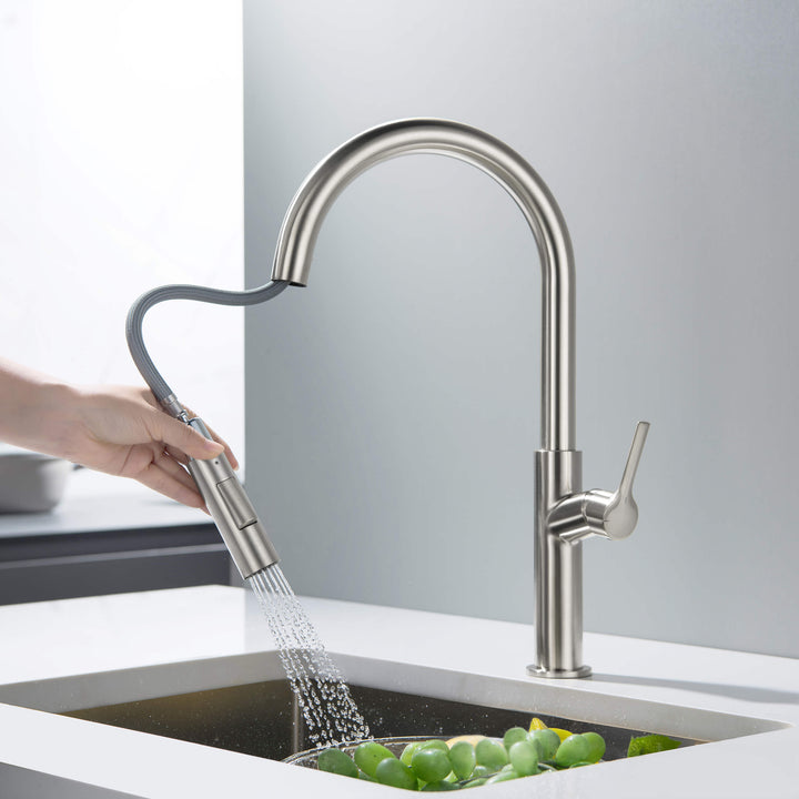 Neo Single-Handle Pull-Down Kitchen Faucet in Sink 2018
