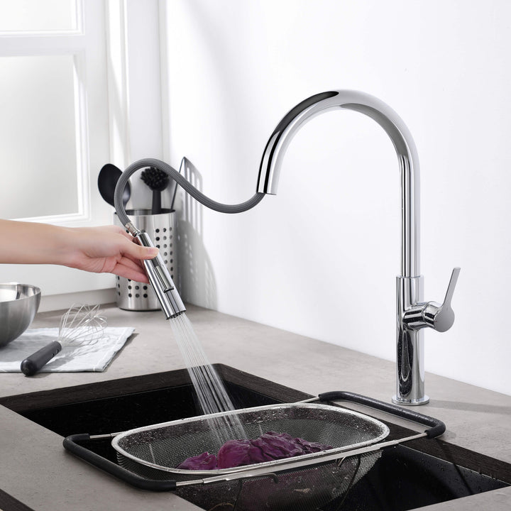 Neo Single-Handle Pull-Down Kitchen Faucet in Sink 2018