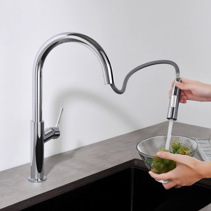 Neo Single-Handle Pull-Down Kitchen Faucet in Sink 2018