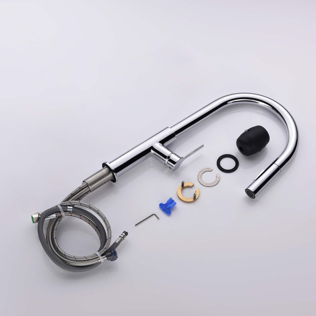 Neo Single-Handle Pull-Down Kitchen Faucet in Sink 2018