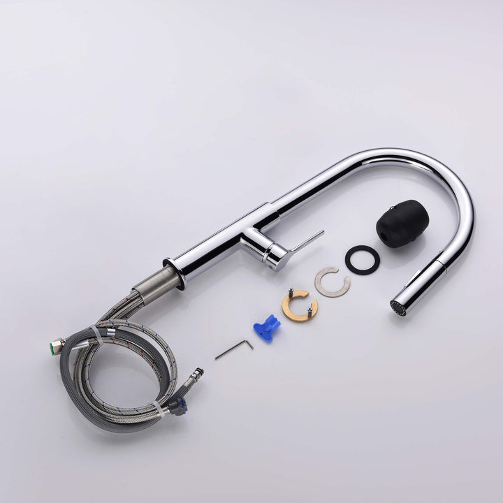 Neo Single-Handle Pull-Down Kitchen Faucet in Sink 2018