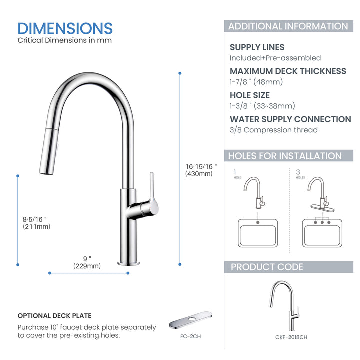 Neo Single-Handle Pull-Down Kitchen Faucet in Sink 2018