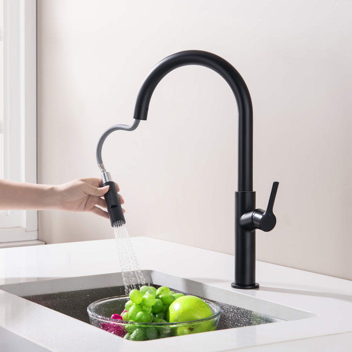 Neo Single-Handle Pull-Down Kitchen Faucet in Sink 2018